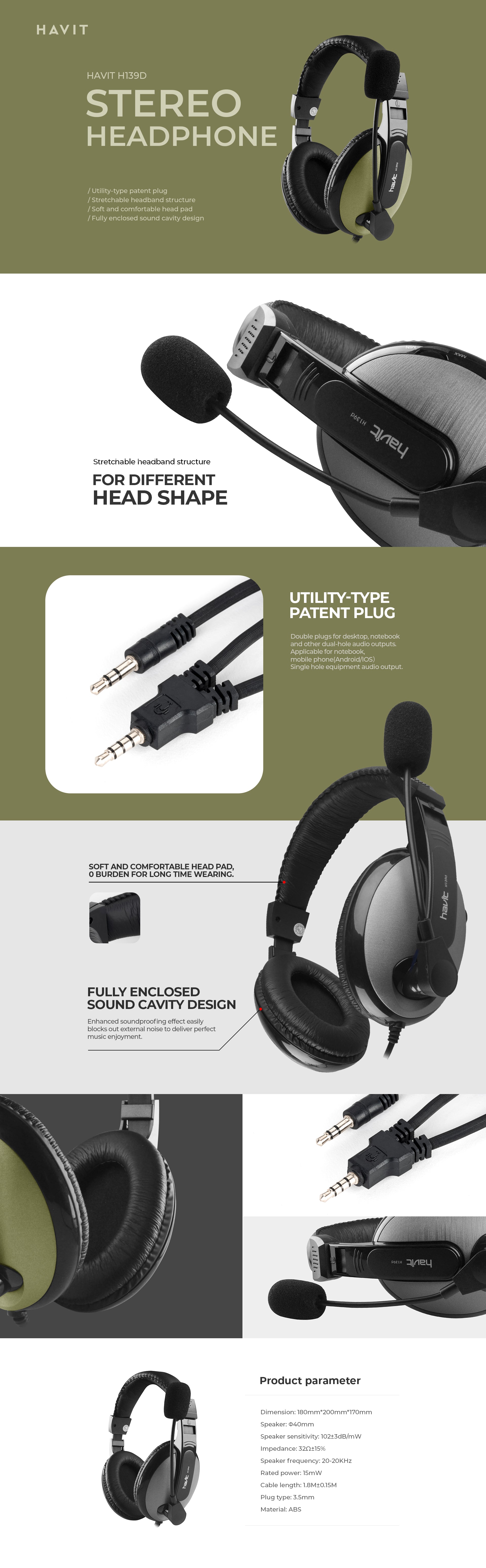 Audifonos discount gamer havit